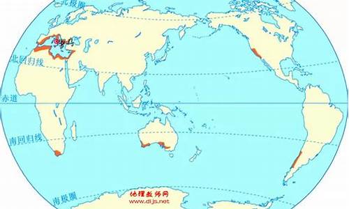 地中海气候主要分布在什么地方?_地中海气