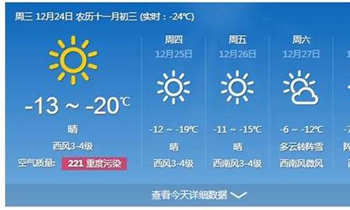 哈尔滨天气15天预报气预_哈尔滨天气15天天气