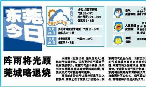 东莞气象台天气预报_东莞气象台天气预报15天查询