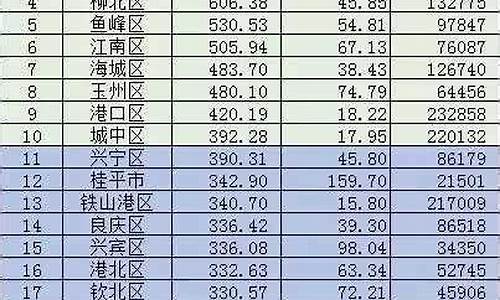 广西10个最穷县名单_广西10个最穷县名单玉林