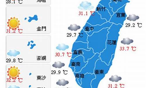 台湾气象台天气预报最新消息_台湾气象局全球资讯天气概况