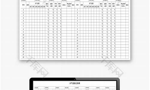 记录天气温度表格_记录天气变化的表格
